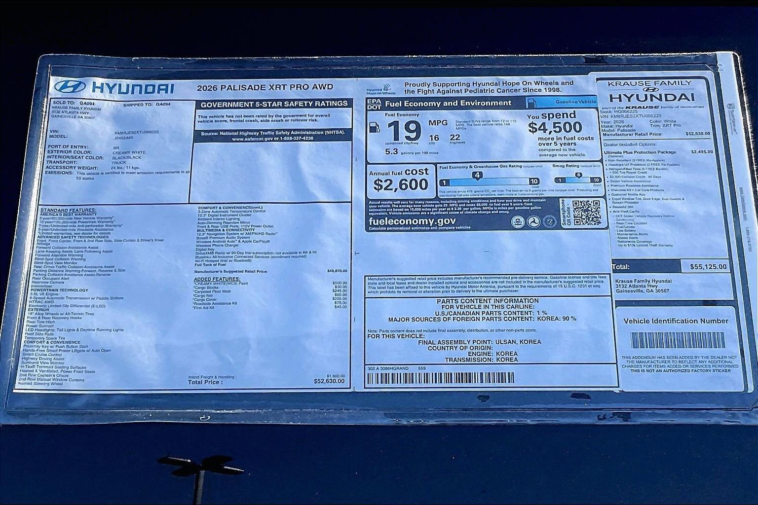 New 2026 Hyundai Palisade XRT Pro image 13