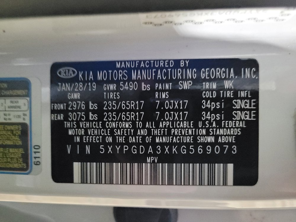 Used 2019 Kia Sorento AWD image 33