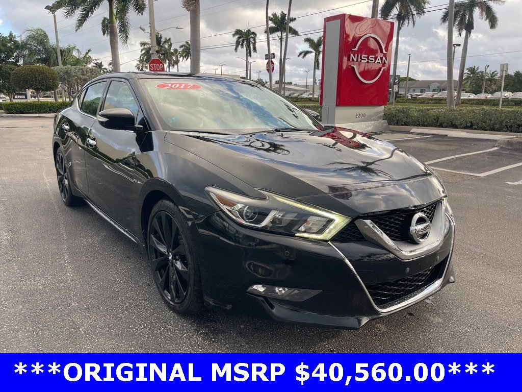 Used 2017 Nissan Maxima SR w/ Midnight Edition