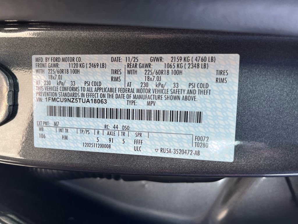 New 2026 Ford Escape ST-Line Select w/ Tech Pack #1 image 29