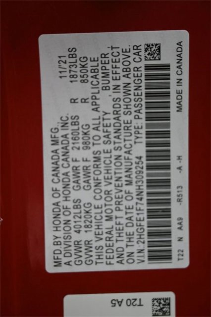 Used 2022 Honda Civic EX image 44