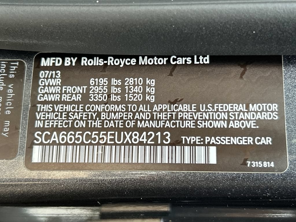 Used 2014 Rolls-Royce Wraith RWD image 26