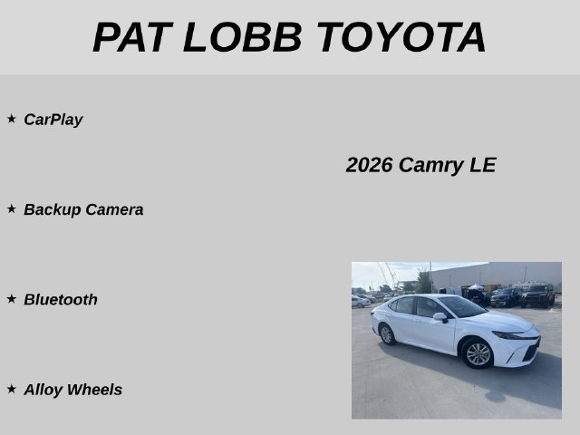 Used 2026 Toyota Camry LE FWD image 11