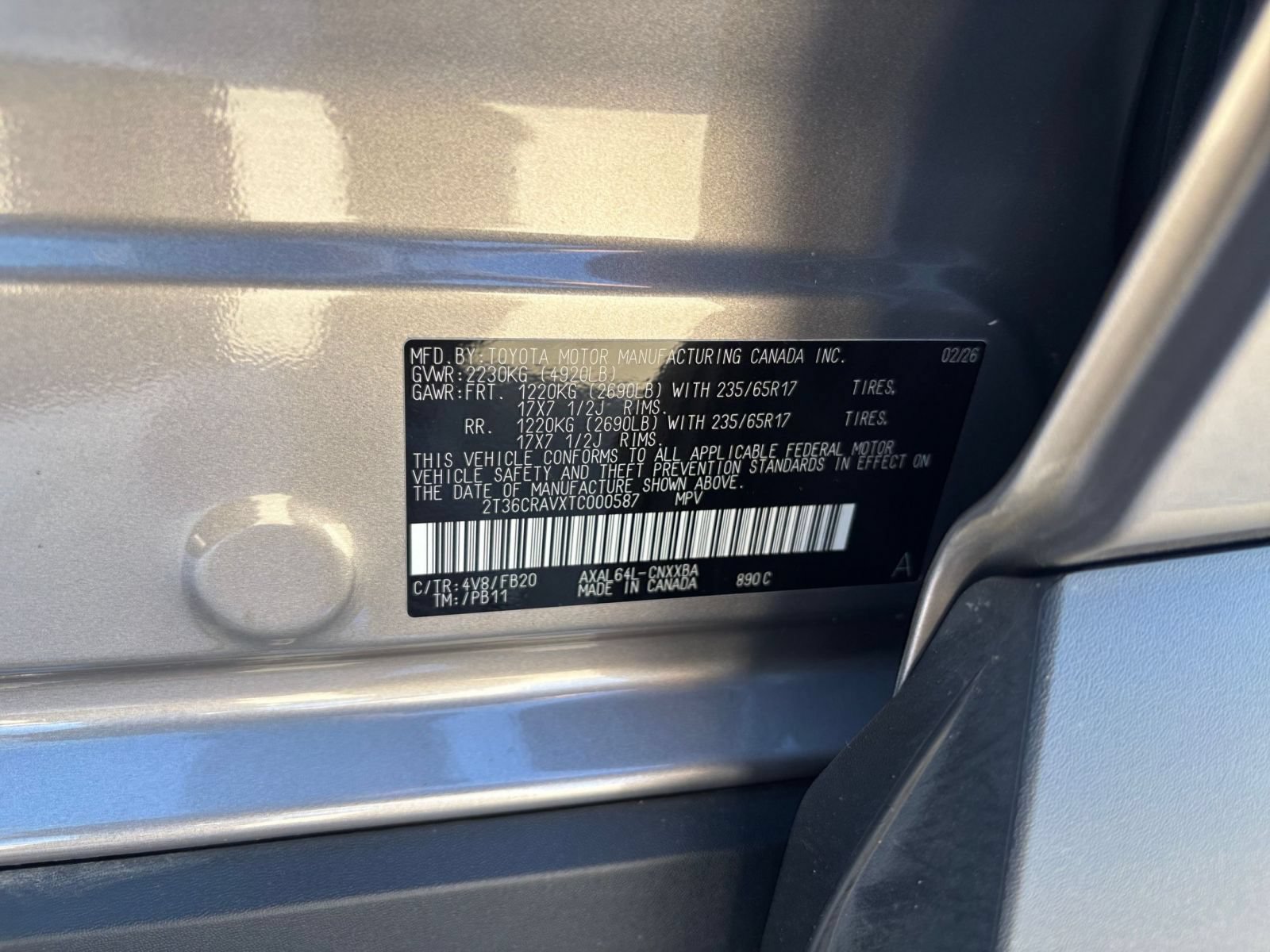 Used 2026 Toyota RAV4 LE AWD/4WD image 27