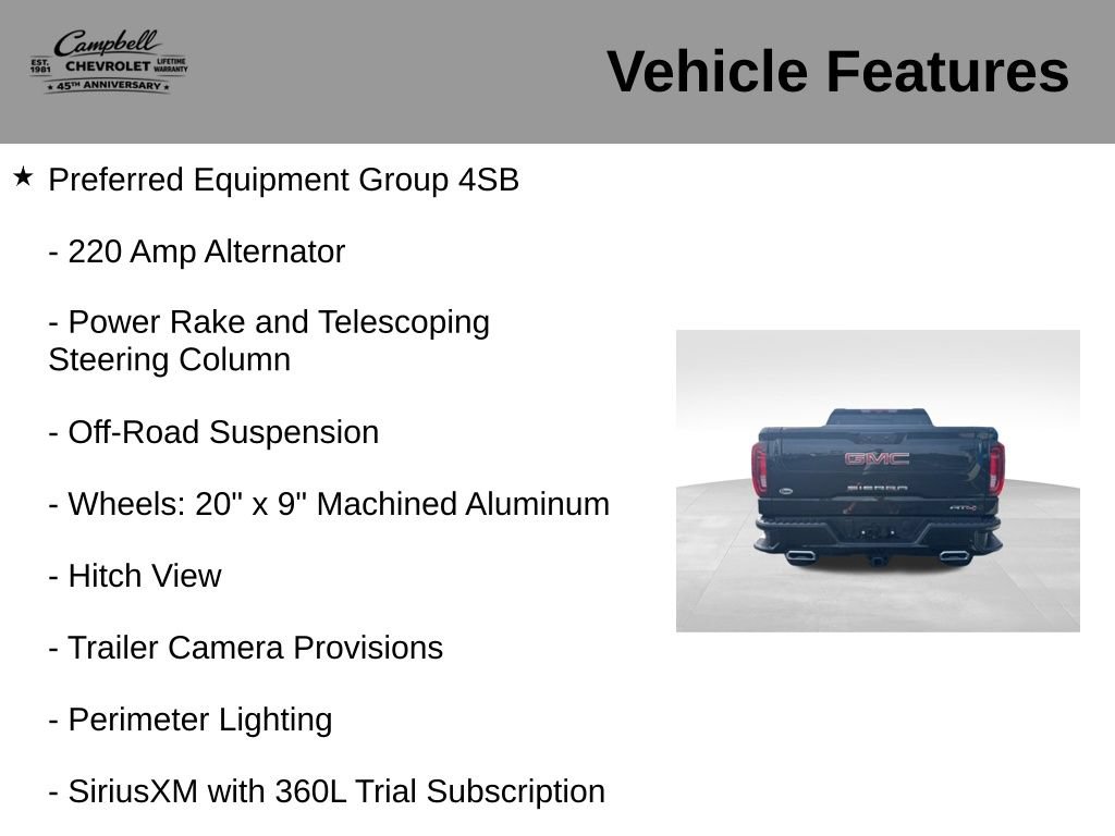 Used 2026 GMC Sierra 1500 AT4 w/ AT4 Premium Package AWD/4WD image 21