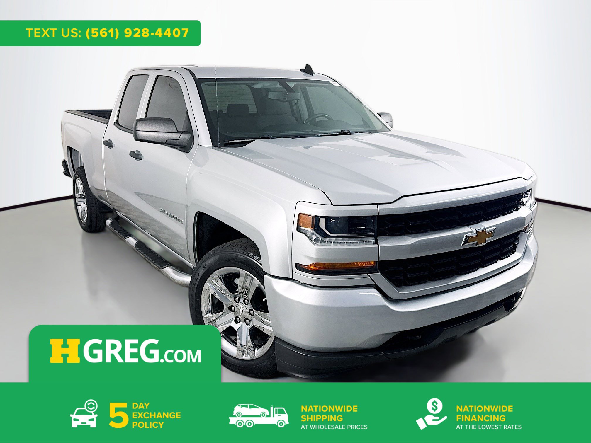 Used 2018 Chevrolet Silverado 1500 Custom w/ Custom Value Package image 1