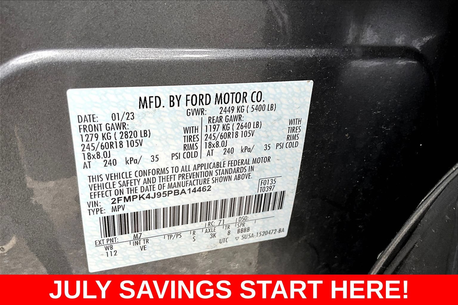 Used 2023 Ford Edge SEL AWD/4WD image 21