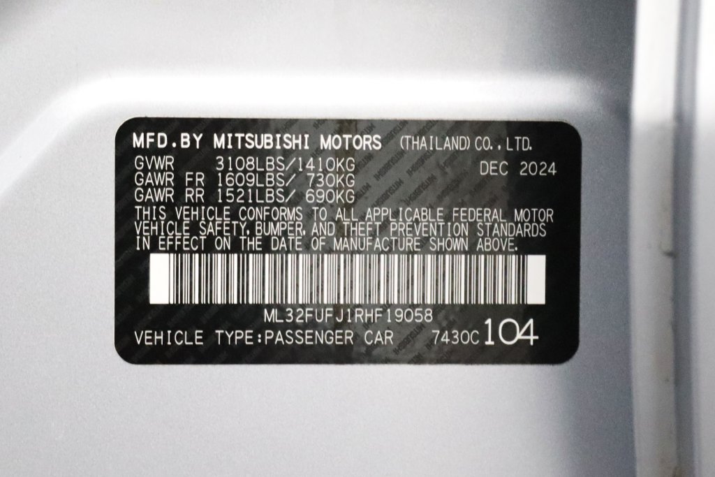 Used 2024 Mitsubishi Mirage G4 LE FWD image 30