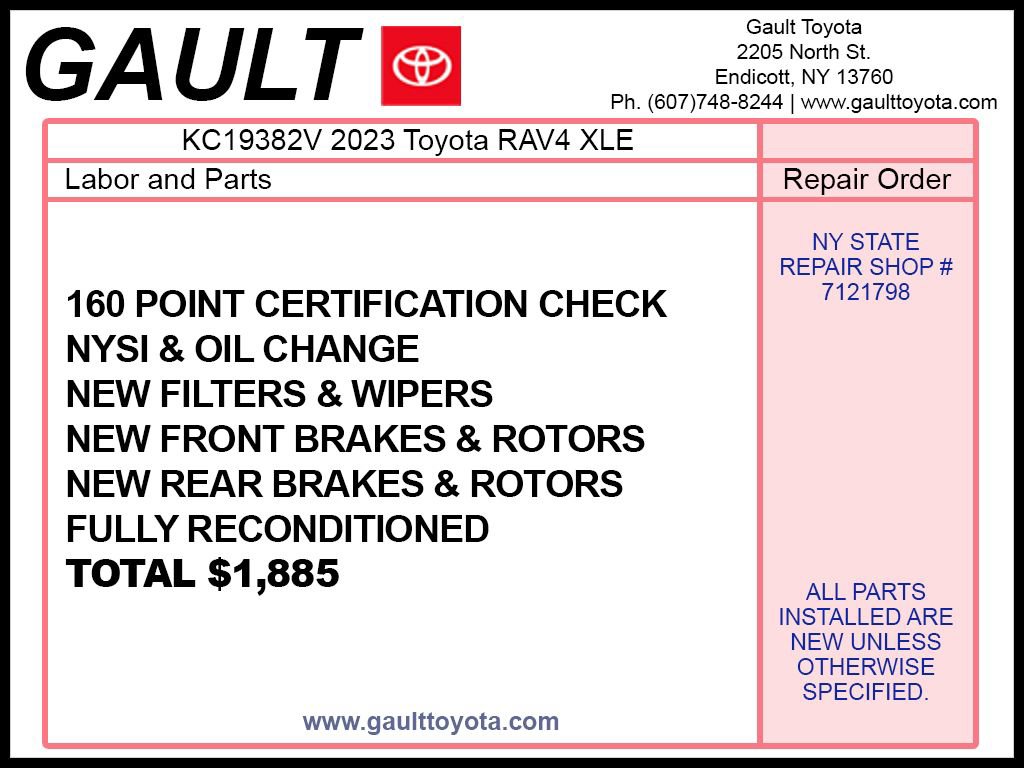 Certified 2023 Toyota RAV4 XLE w/ Convenience Package image 2