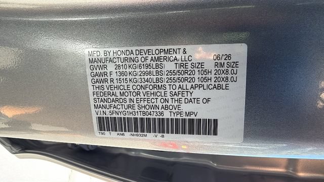 New 2026 Honda Pilot Sport image 33