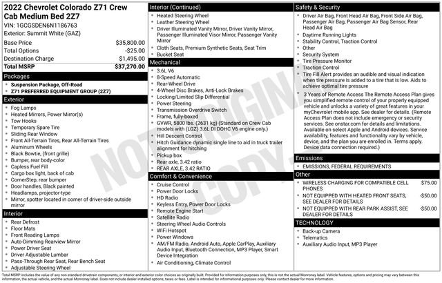 Used 2022 Chevrolet Colorado Z71 image 15