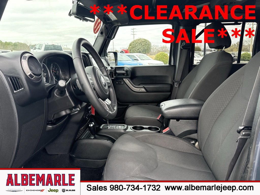 Used 2017 Jeep Wrangler Unlimited Sport w/ Quick Order Package 24S image 14