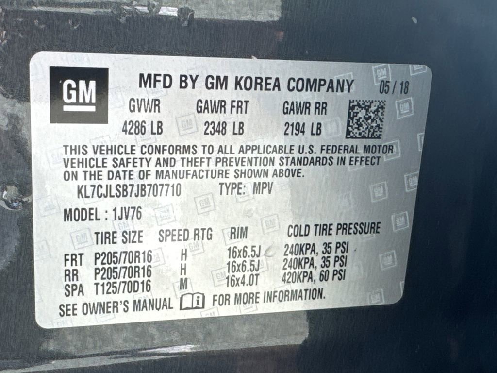 Used 2018 Chevrolet Trax LT w/ LT Convenience Package image 30