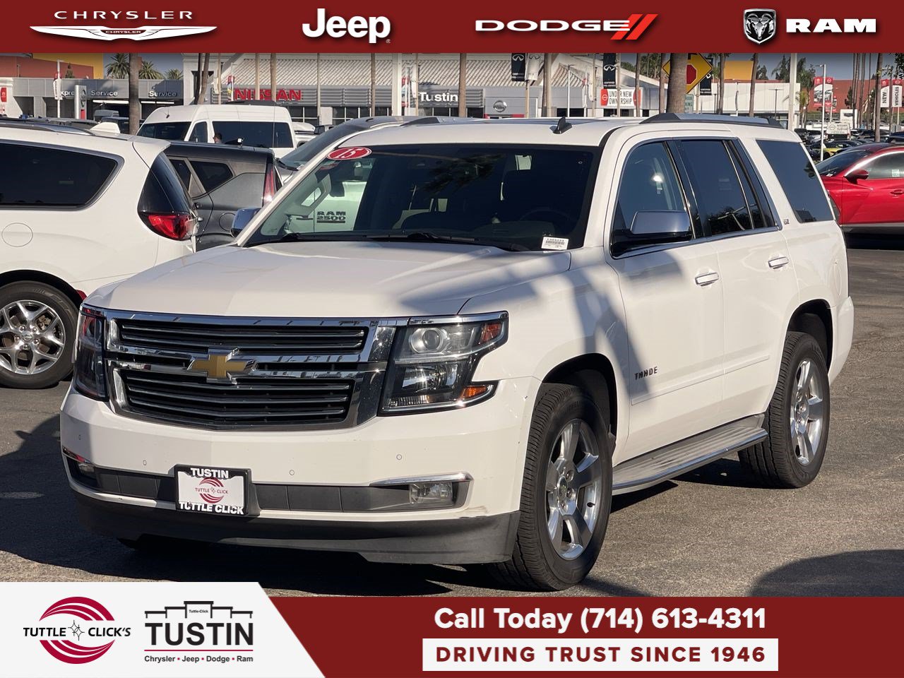 Used 2015 Chevrolet Tahoe LTZ w/ Max Trailering Package RWD image 3