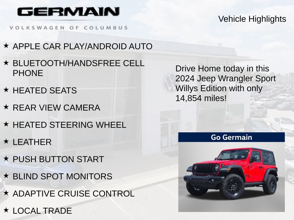 Used 2024 Jeep Wrangler Sport AWD/4WD image 5
