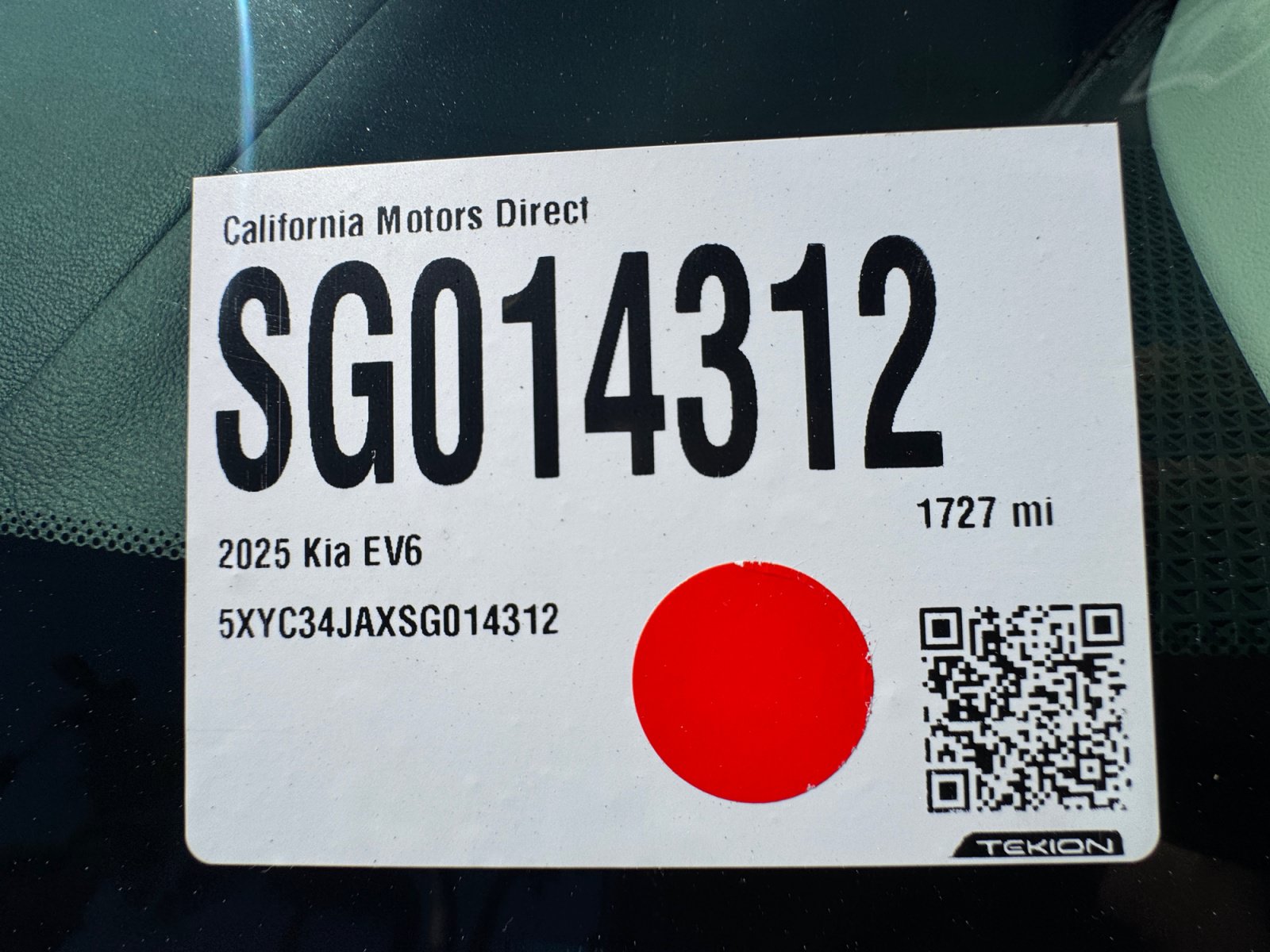 Used 2025 Kia EV6 Light w/ Light LR Technology Package RWD image 22