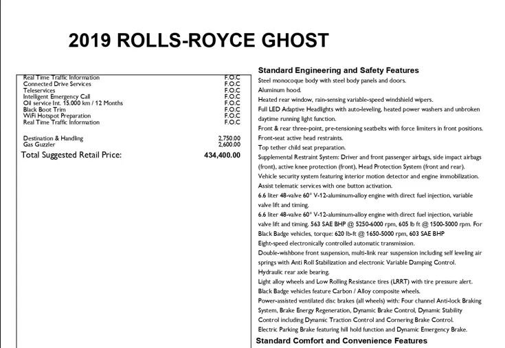 Used 2019 Rolls-Royce Ghost image 10