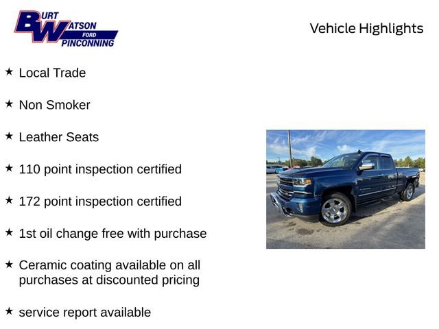 Used 2018 Chevrolet Silverado 1500 LTZ Z71 w/ LTZ Plus Package image 10