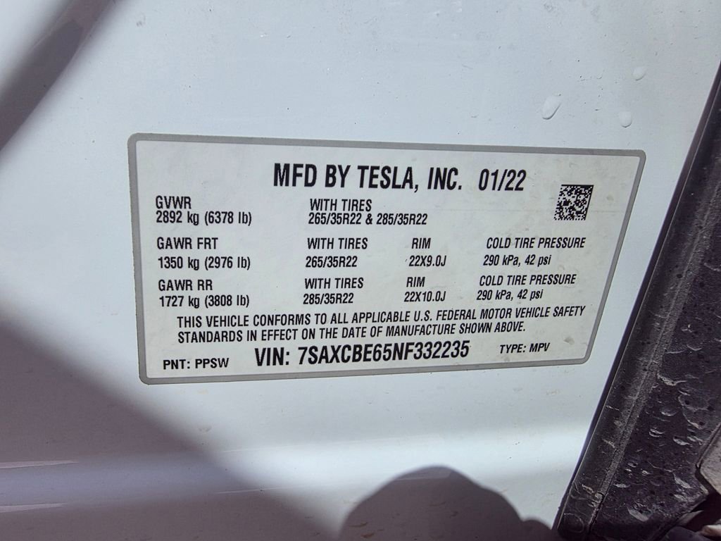 Used 2022 Tesla Model X Plaid AWD/4WD image 32