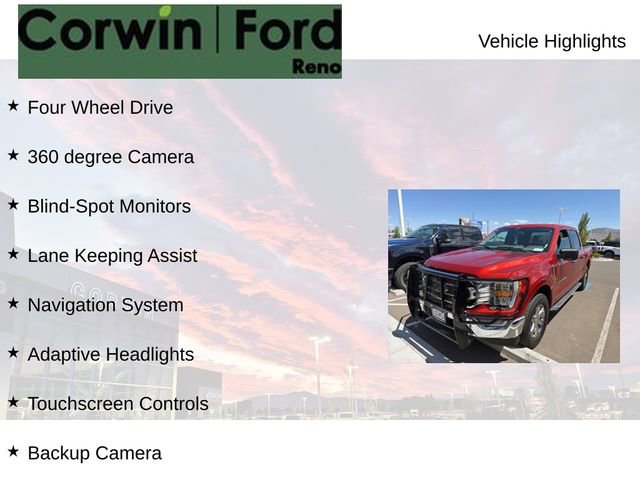 Used 2023 Ford F150 XLT w/ Equipment Group 302A High AWD/4WD image 7