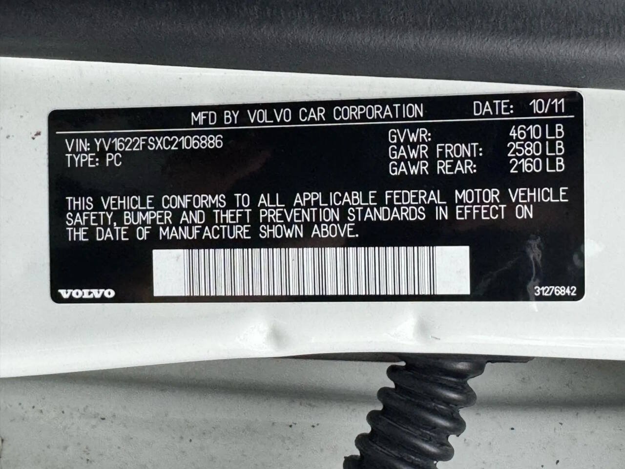 Used 2012 Volvo S60 T5 w/ Multimedia Pkg FWD image 37