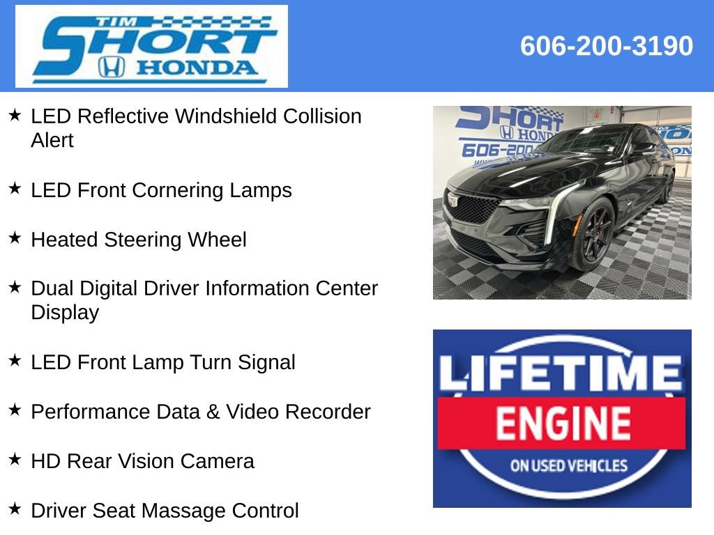 Used 2022 Cadillac CT4 V w/ Navigation Package AWD/4WD image 17