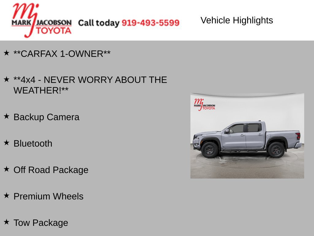 Used 2026 Nissan Frontier PRO-4X AWD/4WD image 6