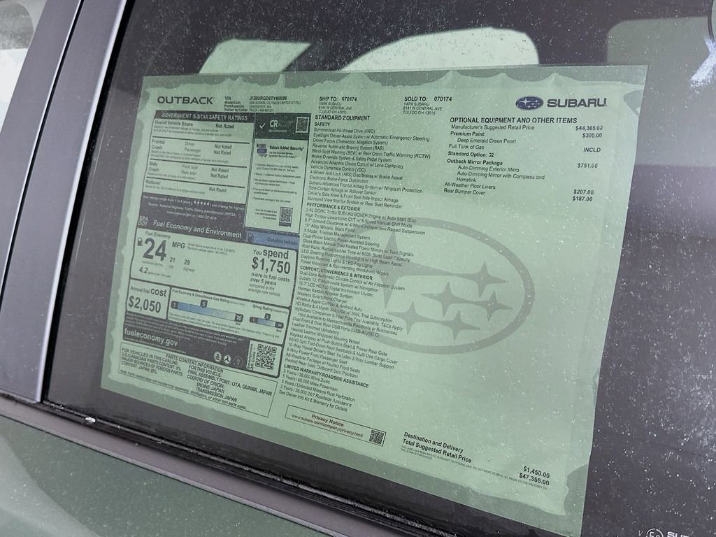 New 2026 Subaru Outback Limited XT image 12