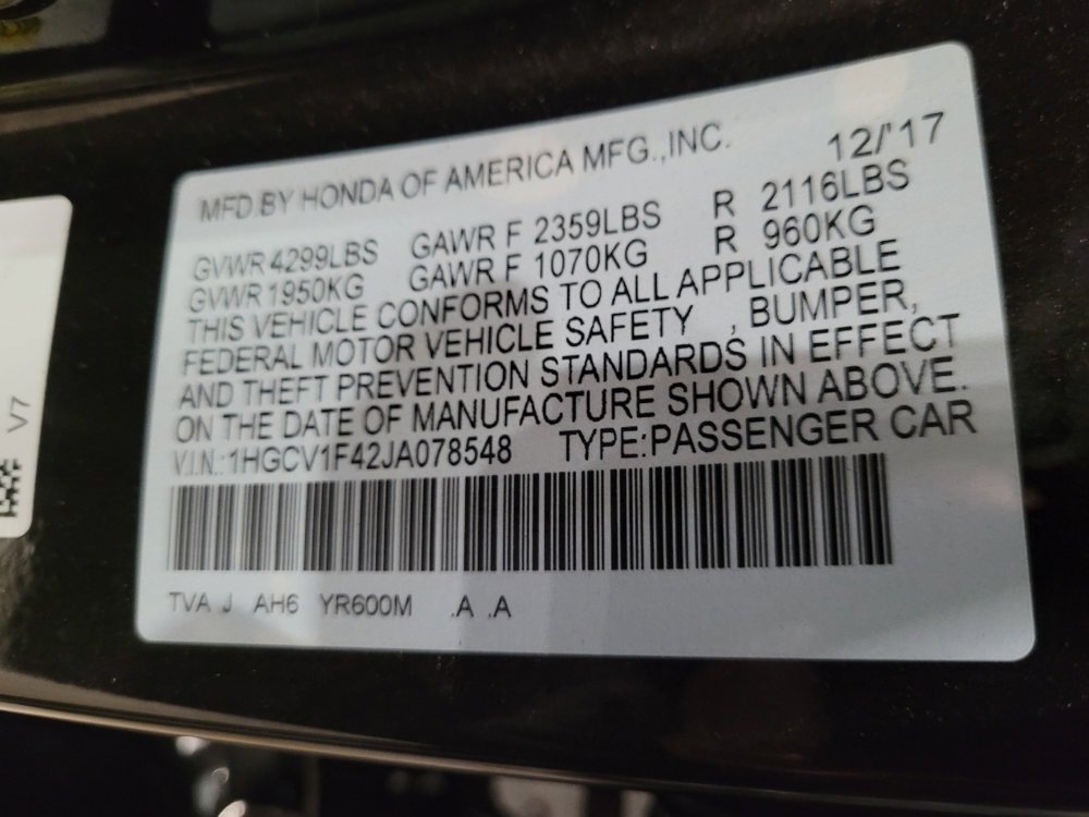 Used 2018 Honda Accord EX image 33