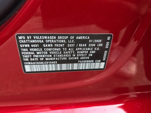 Used 2020 Volkswagen Passat 2.0T S FWD image 25