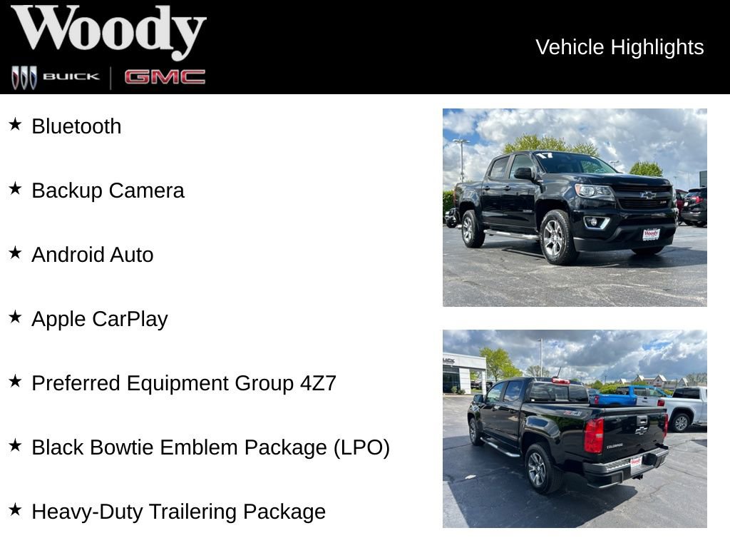Used 2017 Chevrolet Colorado Z71 AWD/4WD image 3