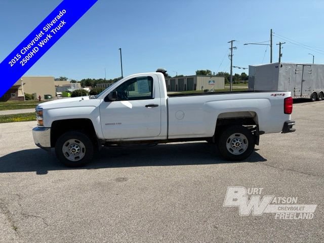 Used 2015 Chevrolet Silverado 2500 W/T w/ Snow Plow Prep Package AWD/4WD image 3