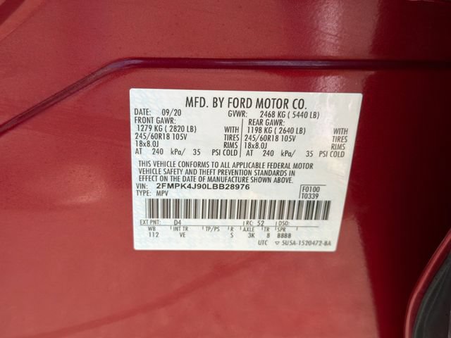 Used 2020 Ford Edge SEL w/ Convenience Package AWD/4WD image 30