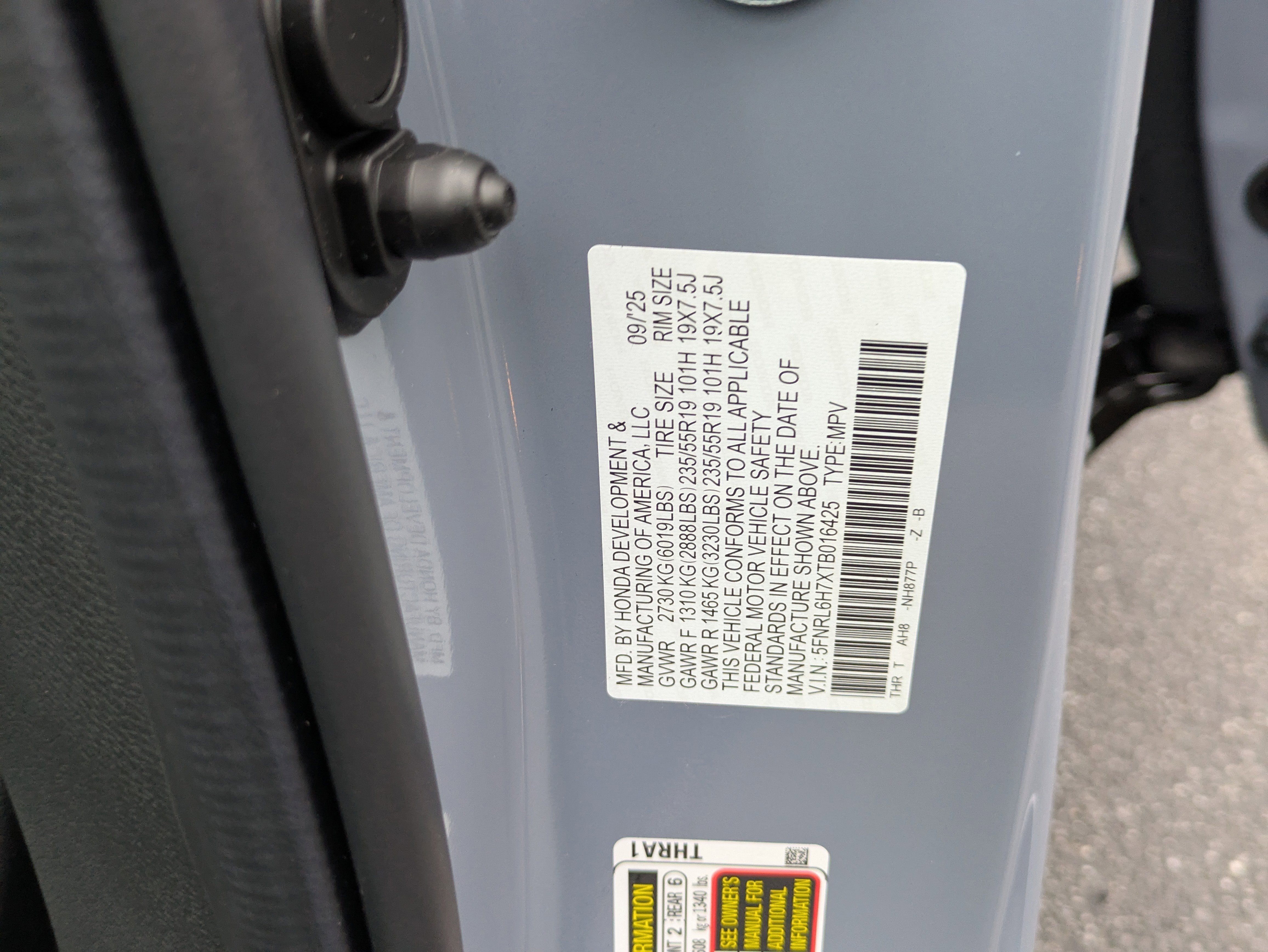 New 2026 Honda Odyssey Sport-L image 36