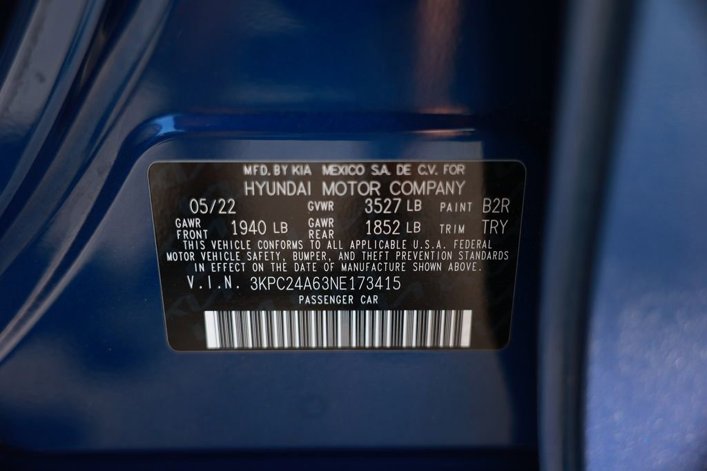 Used 2022 Hyundai Accent SEL image 36