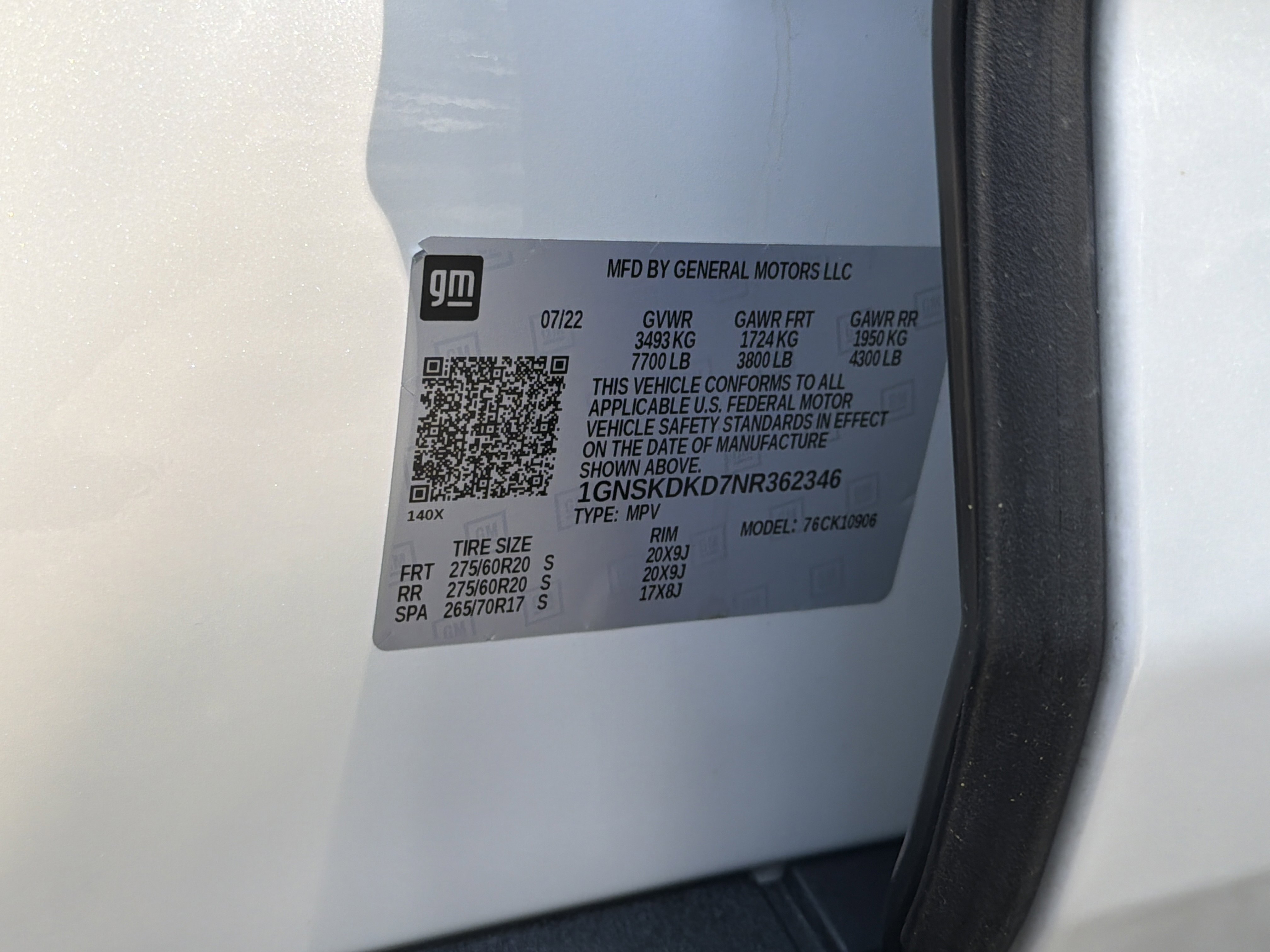 Used 2022 Chevrolet Suburban Z71 w/ Luxury Package AWD/4WD image 35