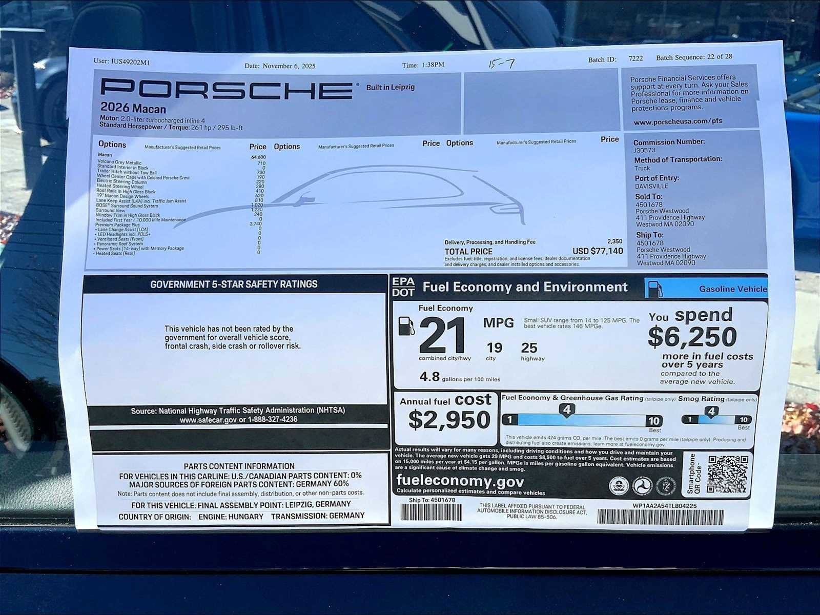 New 2026 Porsche Macan AWD/4WD image 24
