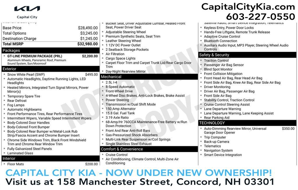 New 2026 Kia K5 GT-Line w/ GT-Line Premium Package