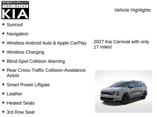 New 2027 Kia Carnival EX FWD image 7