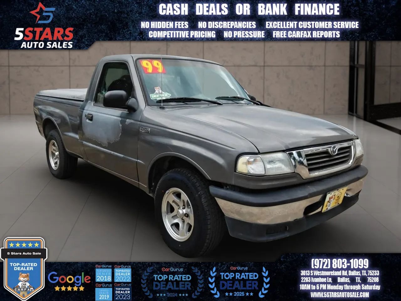 Used 1999 MAZDA B-Series Pickup 2WD Regular Cab B2500