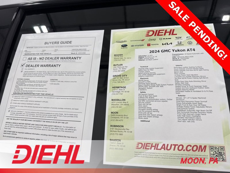 Used 2024 GMC Yukon AT4 w/ AT4 Premium Package image 8