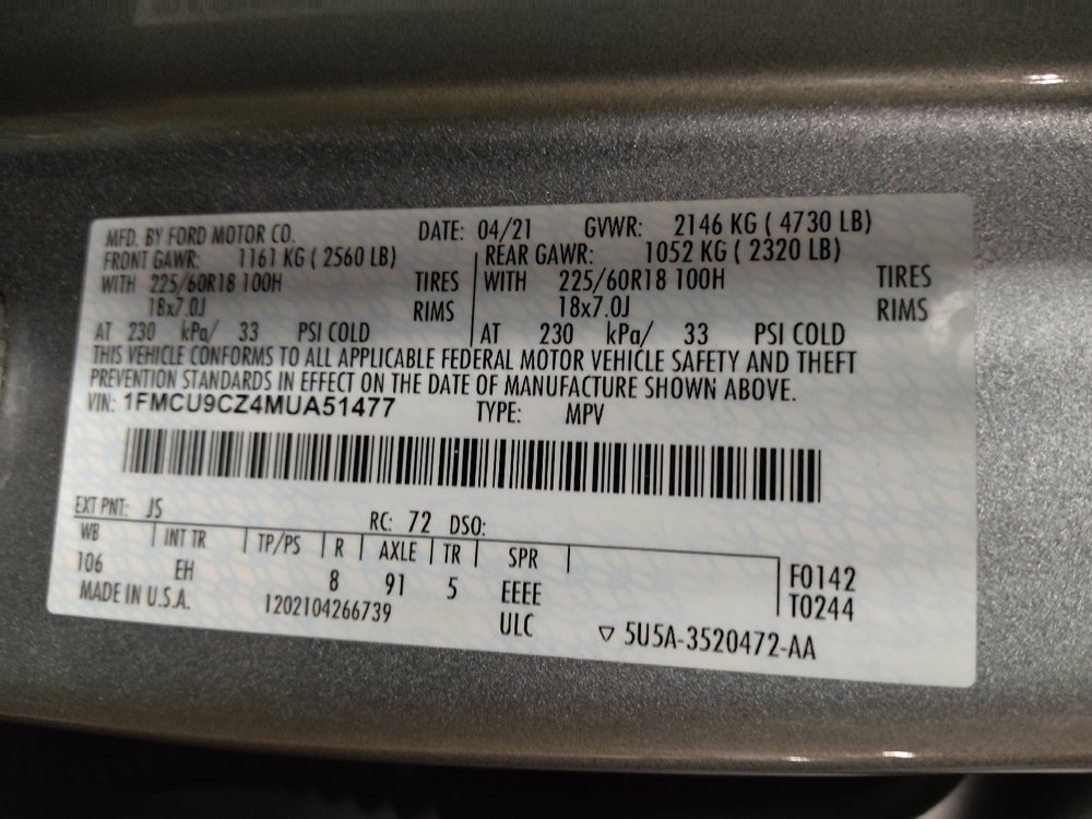 Used 2021 Ford Escape SEL AWD/4WD image 33
