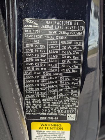 Certified 2024 Jaguar E-PACE R-Dynamic SE AWD/4WD image 23