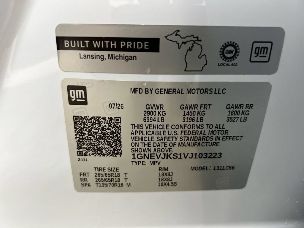 New 2027 Chevrolet Traverse Z71 w/ Driver Confidence Package AWD/4WD image 29