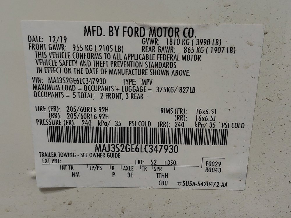Used 2020 Ford EcoSport SE FWD image 33