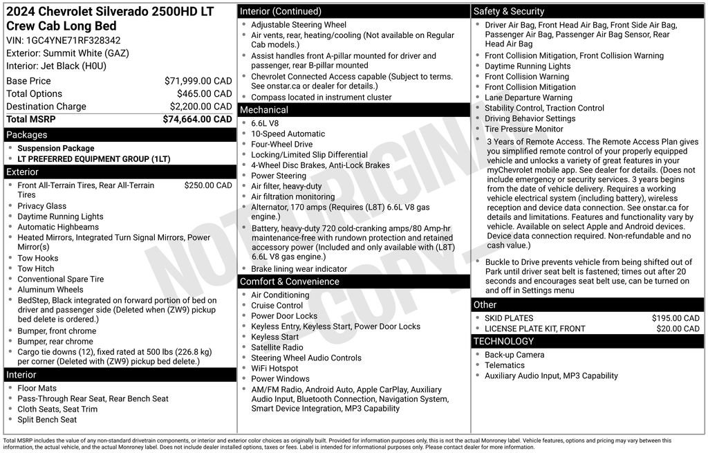 Used 2024 Chevrolet Silverado 2500 LT AWD/4WD image 7