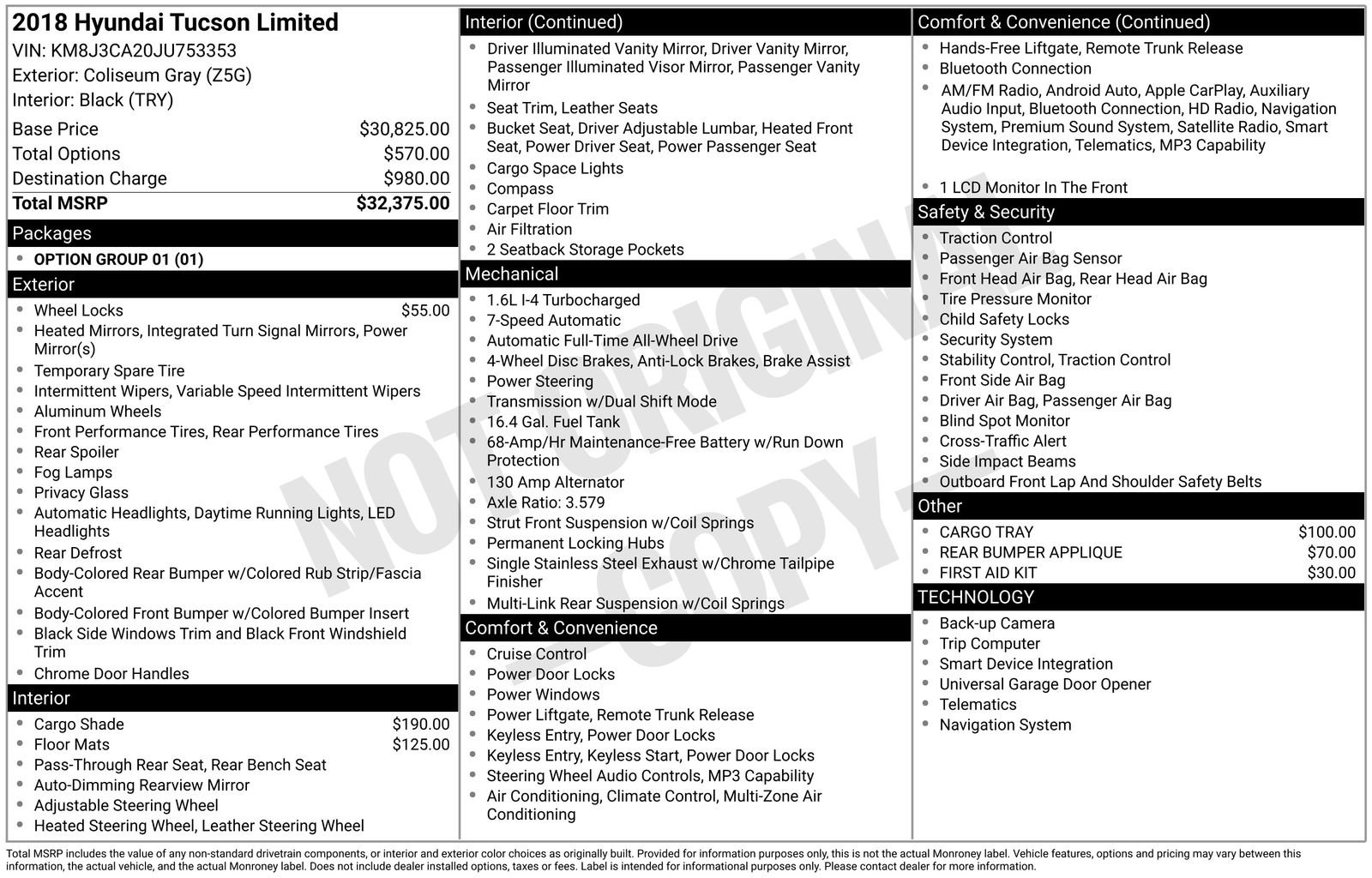 Used 2018 Hyundai Tucson Limited image 42