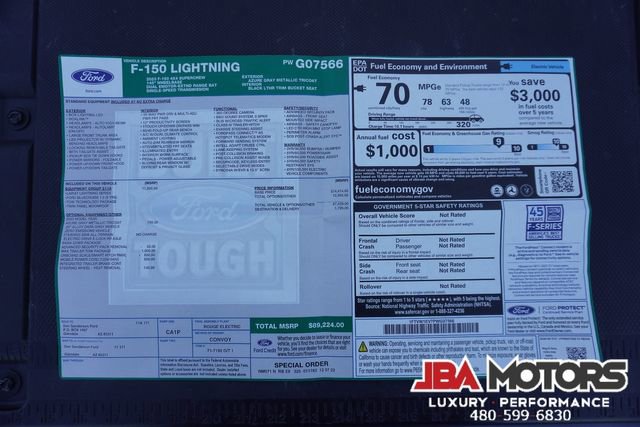 Used 2023 Ford F150 Lightning Lariat w/ Equipment Group 511A High image 95