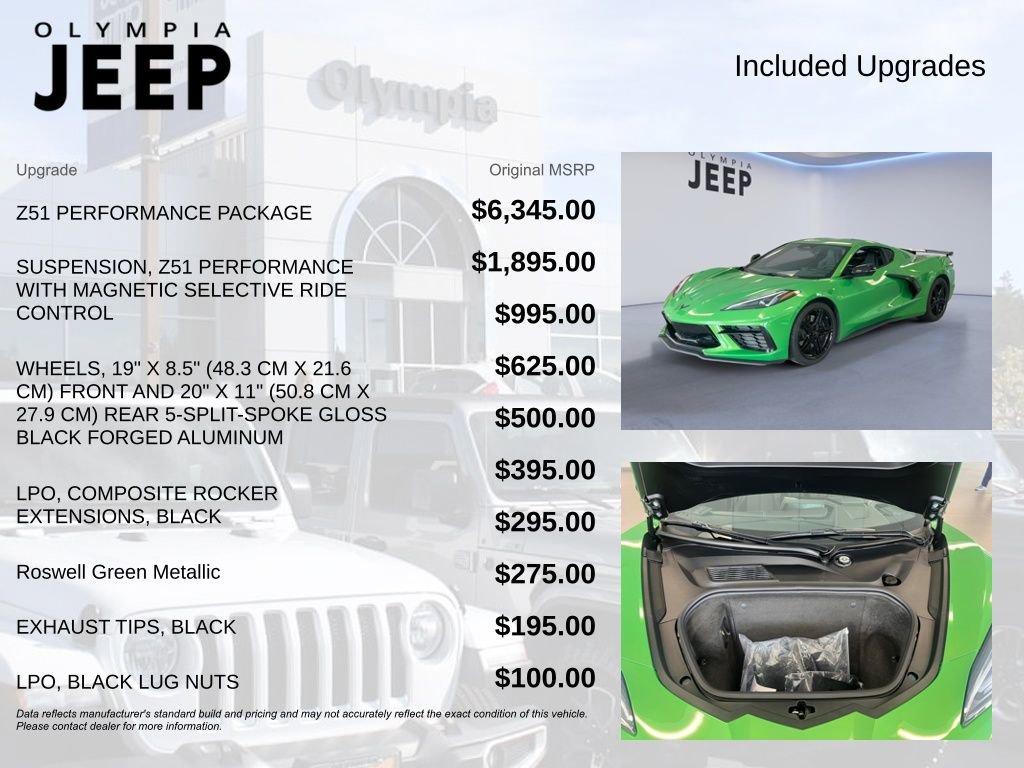 Used 2026 Chevrolet Corvette Stingray Coupe w/ Z51 Performance Package image 4