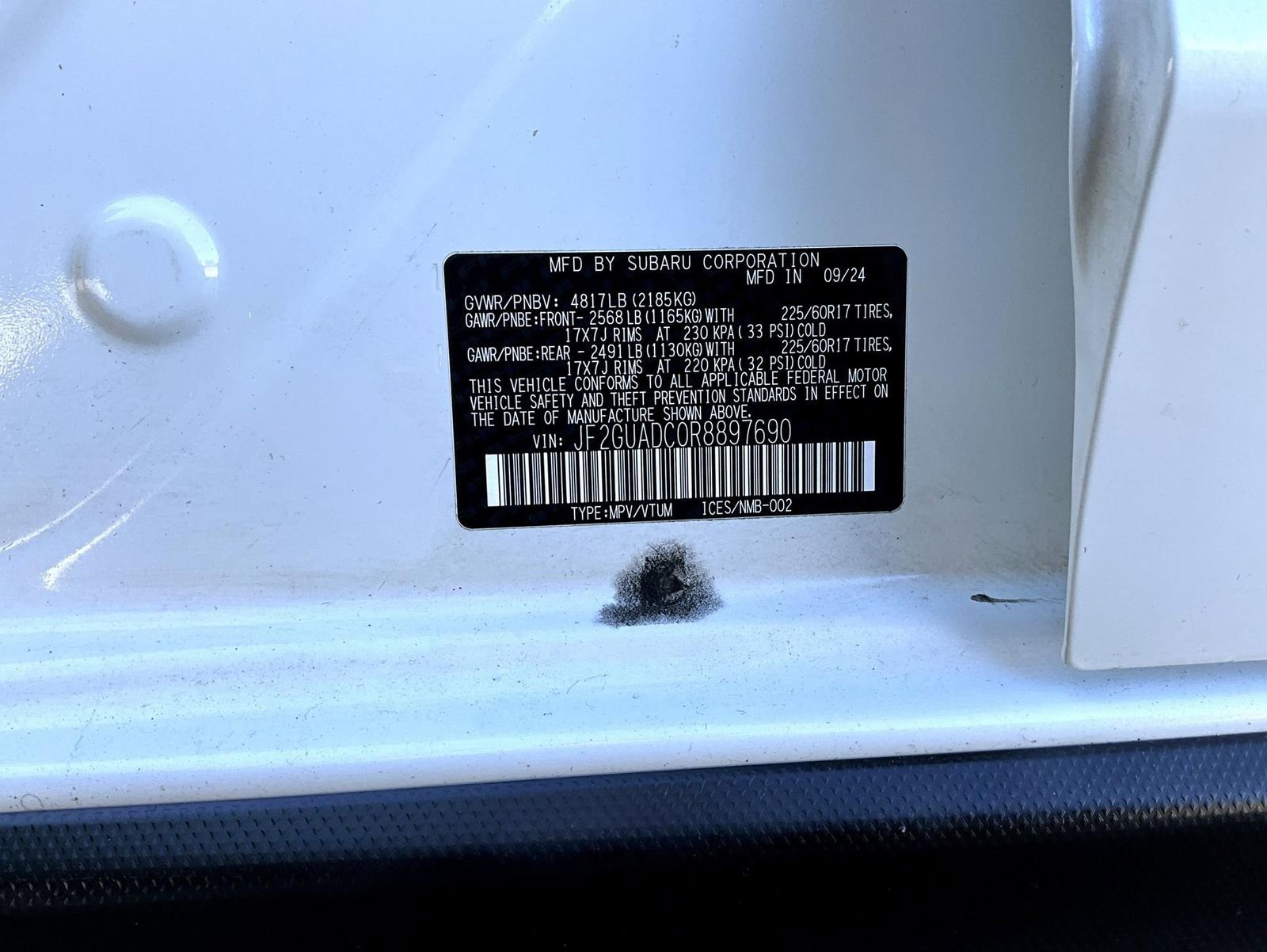 Used 2024 Subaru Crosstrek 2.0i Premium image 25